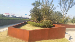 思明耐候钢挡土墙